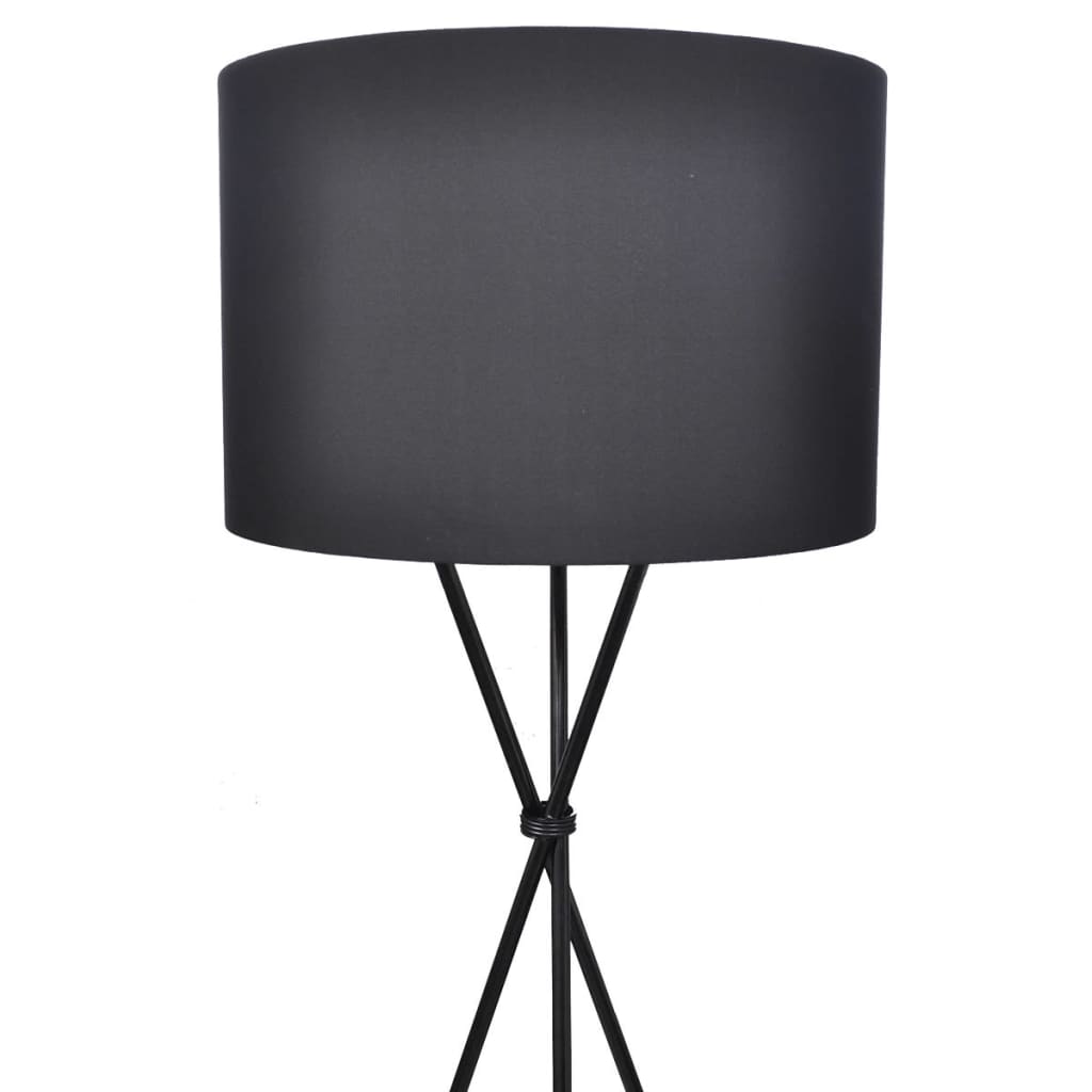 Lampadaire Noir Trépied Style Studio Contemporain