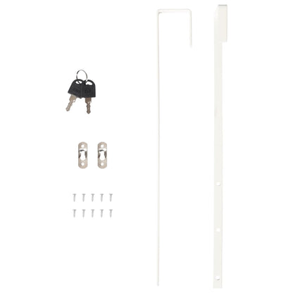 Armoire à Bijoux Murale avec Miroir Grande Hauteur Style Dressing élégant