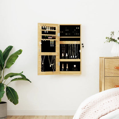 Armoire à Bijoux Murale avec Miroir Style Élégance Moderne