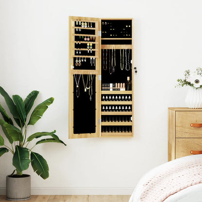Armoire à Bijoux Murale avec Miroir Grande Hauteur Style Dressing élégant