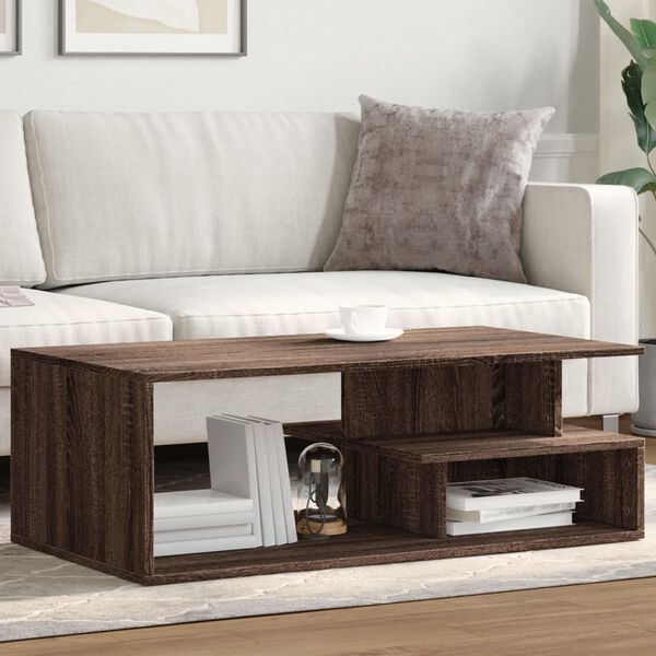 Table Basse Chêne Marron Ligne Architecte