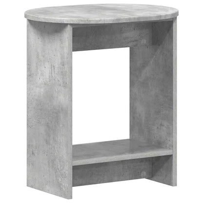 Table d’Appoint Gris Béton Style Industriel Minimaliste