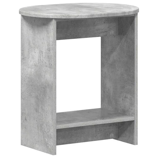 Table d’Appoint Gris Béton Style Industriel Minimaliste