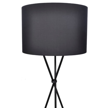 Lampadaire Noir Trépied Style Studio Contemporain