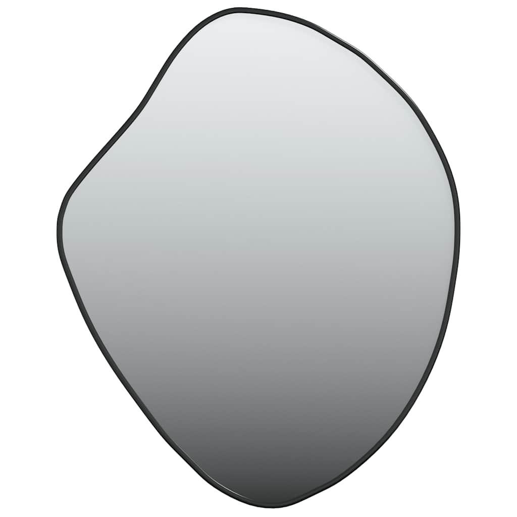 Miroir Mural Noir Cadre Fin Style Atelier Moderne
