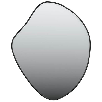 Miroir Mural Noir Cadre Fin Style Atelier Moderne