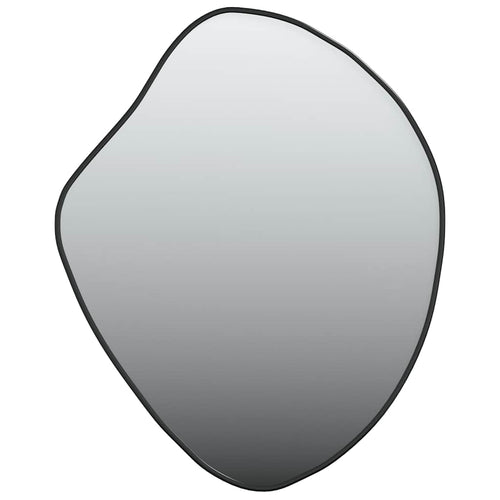 Miroir Mural Noir Cadre Fin Style Atelier Moderne