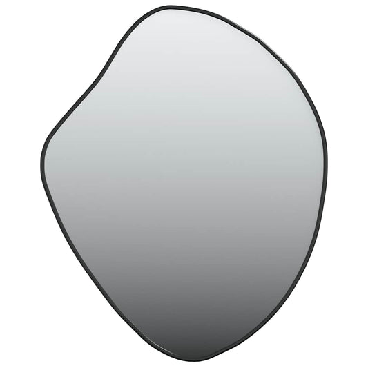 Miroir Mural Noir Cadre Fin Style Atelier Moderne