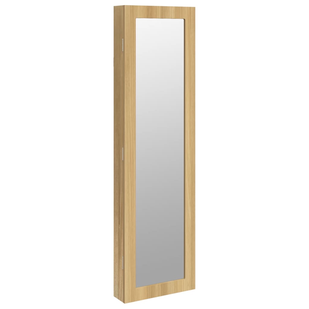 Armoire à Bijoux Murale avec Miroir Grande Hauteur Style Dressing élégant