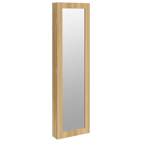 Armoire à Bijoux Murale avec Miroir Grande Hauteur Style Dressing élégant