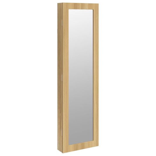 Armoire à Bijoux Murale avec Miroir Grande Hauteur Style Dressing élégant