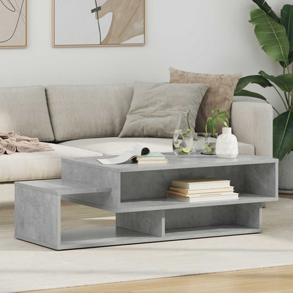 Table Basse Gris Béton Style Industriel