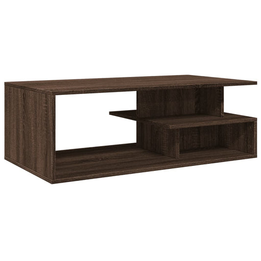 Table Basse Chêne Marron Ligne Architecte