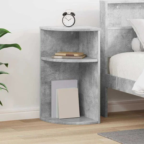 Table d’Appoint Effet Béton Style Atelier Contemporain