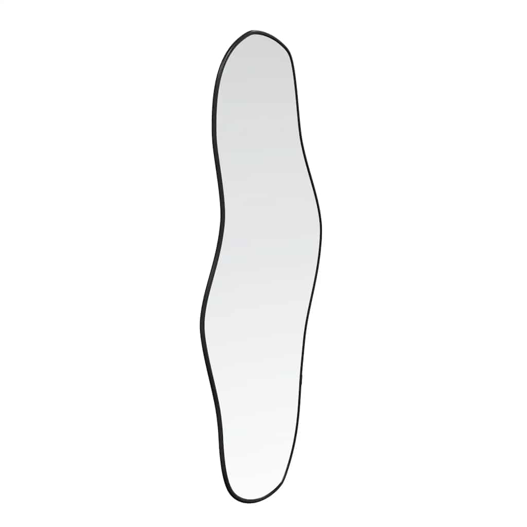 Miroir Mural Noir Rectangulaire Style Loft Élégant