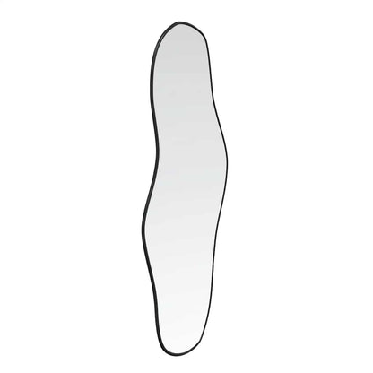 Miroir Mural Noir Rectangulaire Style Loft Élégant