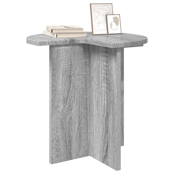 Table d’Appoint Sonoma Gris Ronde Design Nordique