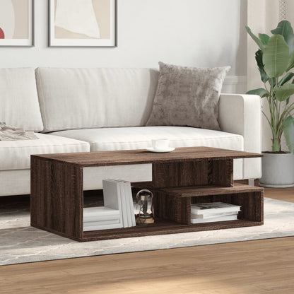 Table Basse Chêne Marron Ligne Architecte