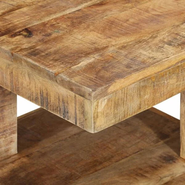 Table Basse Bois de Manguier Massif Style Authentique Contemporain