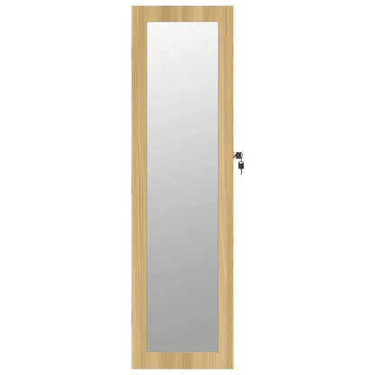 Armoire à Bijoux Murale avec Miroir Grande Hauteur Style Dressing élégant
