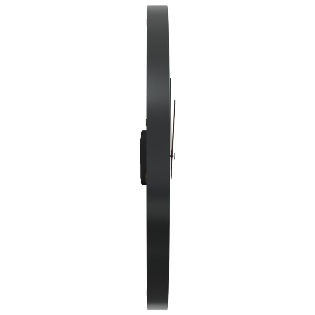 Horloge Murale Bois et Fer Style Industriel Élégant Ø35 cm