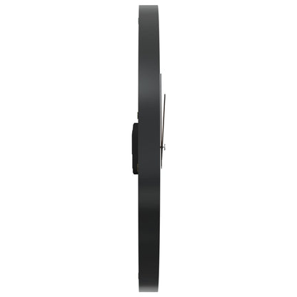Horloge Murale Bois et Fer Style Industriel Élégant Ø35 cm