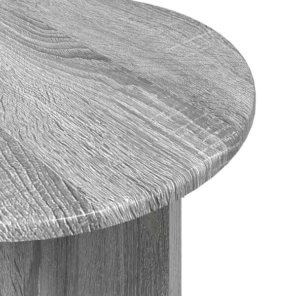 Ensemble de Tables d’Appoint Sonoma Gris avec Rangements Style Loft Moderne
