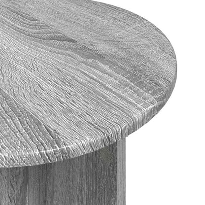 Ensemble de Tables d’Appoint Sonoma Gris avec Rangements Style Loft Moderne