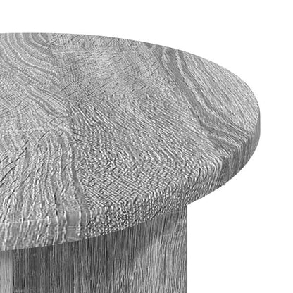 Table d’Appoint Sonoma Gris Ronde Design Nordique