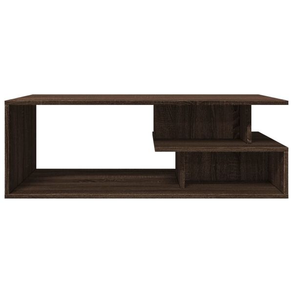 Table Basse Chêne Marron Ligne Architecte