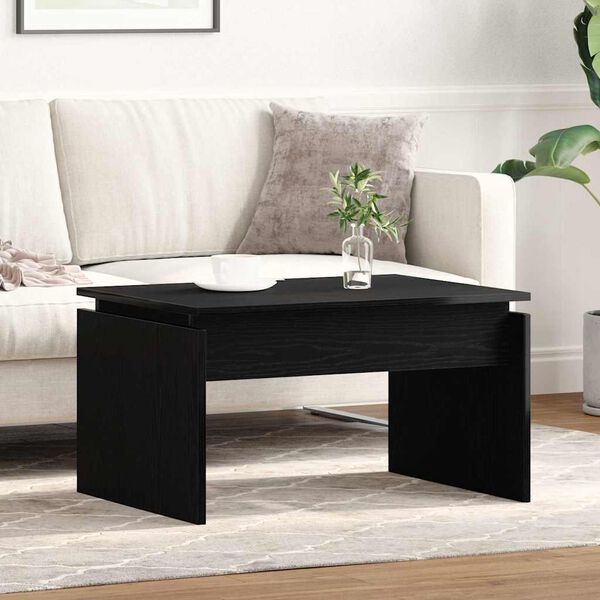 Table Basse Chêne Noir Style Minimaliste Moderne