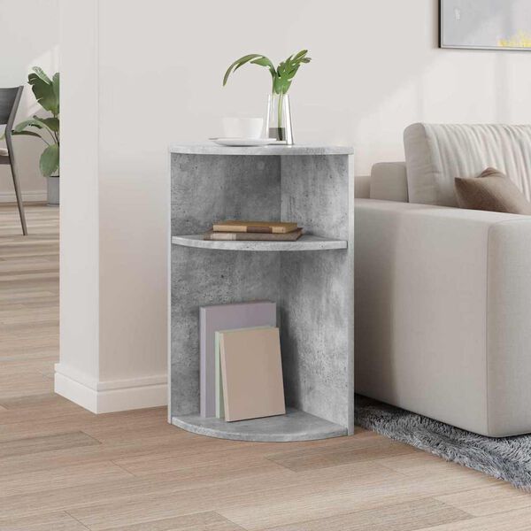 Table d’Appoint Effet Béton Style Atelier Contemporain
