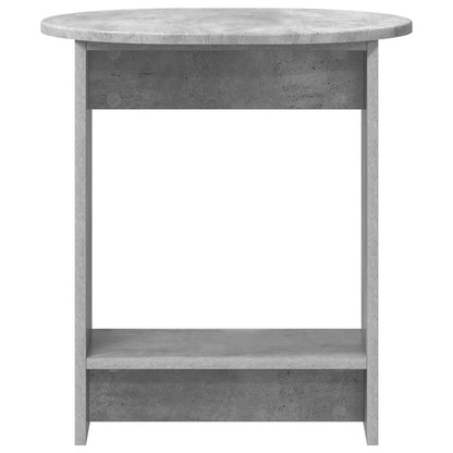 Table d’Appoint Gris Béton Style Industriel Minimaliste