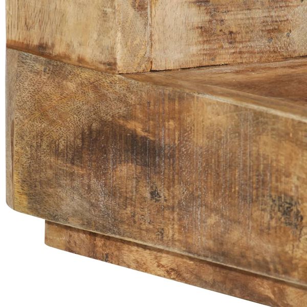 Table Basse Bois de Manguier Massif Style Authentique Contemporain