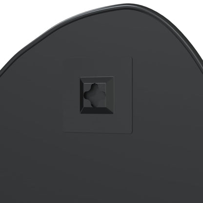 Miroir Mural Noir Cadre Fin Style Atelier Moderne