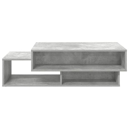 Table Basse Gris Béton Style Industriel