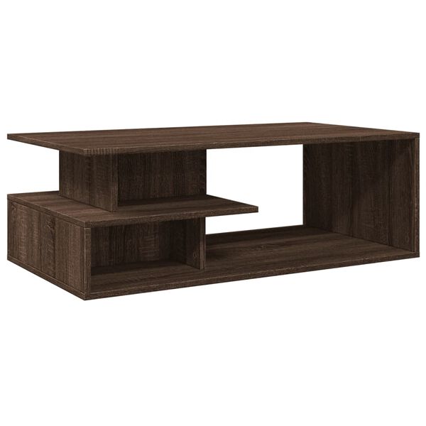 Table Basse Chêne Marron Ligne Architecte