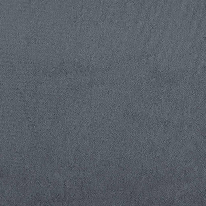 Fauteuil de Relaxation Velours Gris Foncé Style Cocooning Moderne