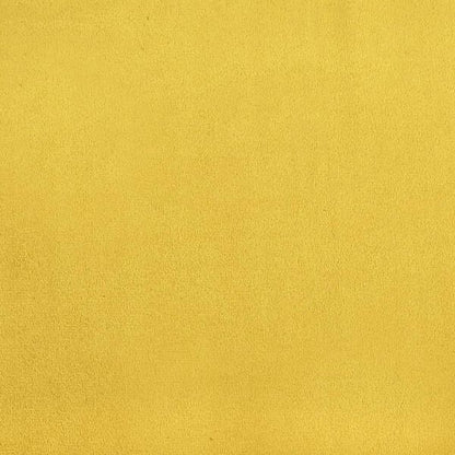 Fauteuil Cabriolet Velours Jaune avec Repose-Pieds Style Vintage Chic