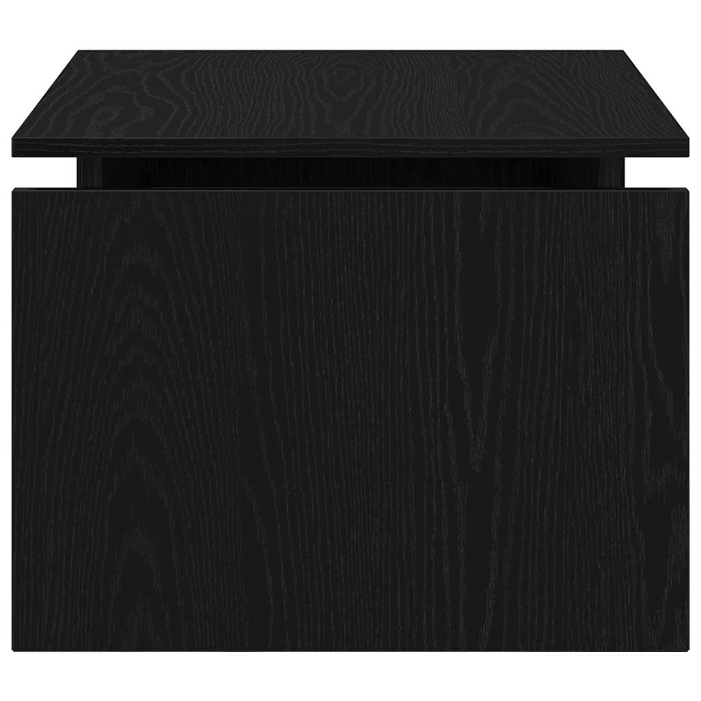 Table Basse Chêne Noir Style Minimaliste Moderne