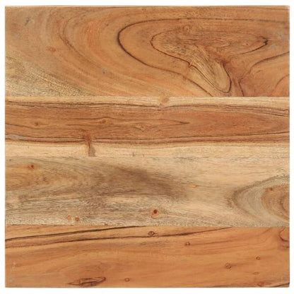 Table d’Appoint Bois d’Acacia Sculptée Style Ethnique Chic