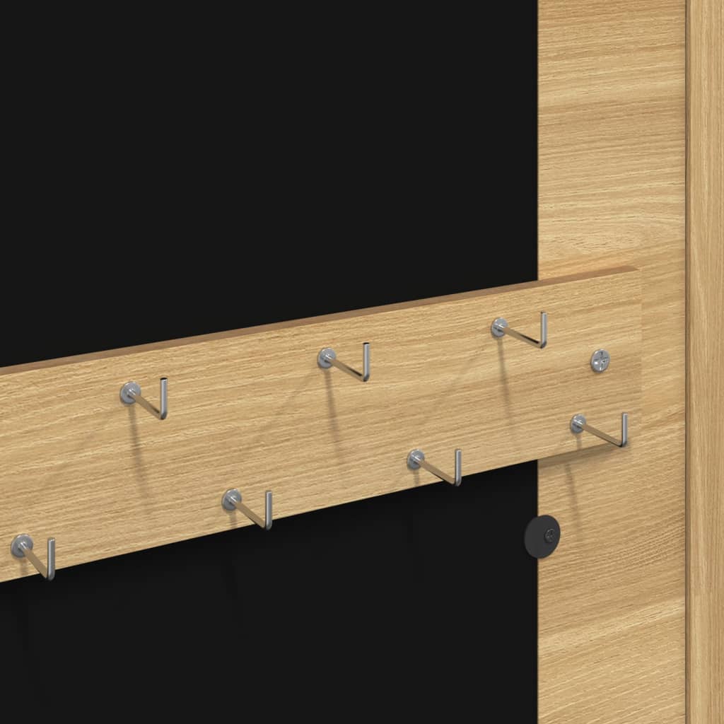 Armoire à Bijoux Murale avec Miroir Style Élégance Moderne
