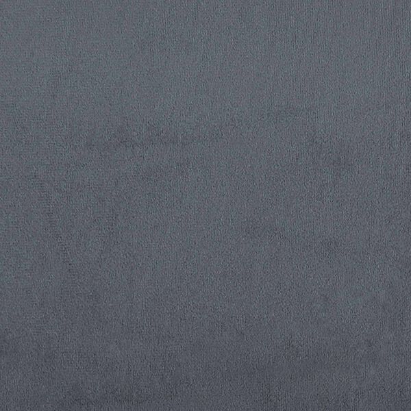 Canapé Lit Velours Gris Foncé Convertible avec Roulettes