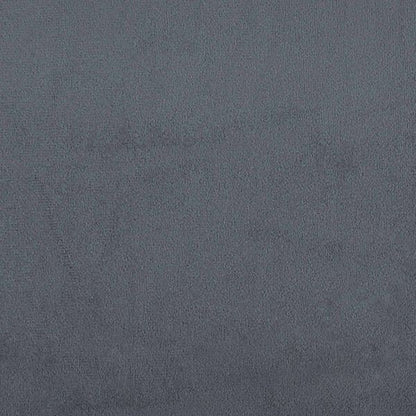 Canapé Lit Velours Gris Foncé Convertible avec Roulettes