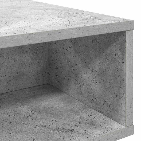Table Basse Gris Béton Style Industriel