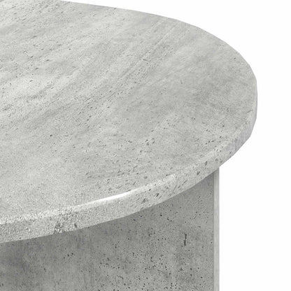 Table Basse Gris Béton Design Moderne avec Rangement