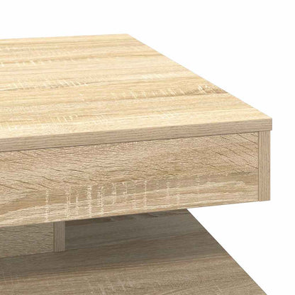 Table Basse Rotative 360° Chêne Sonoma Design Moderne