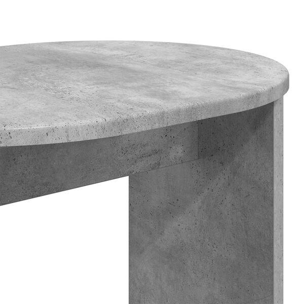 Table d’Appoint Gris Béton Style Industriel Minimaliste