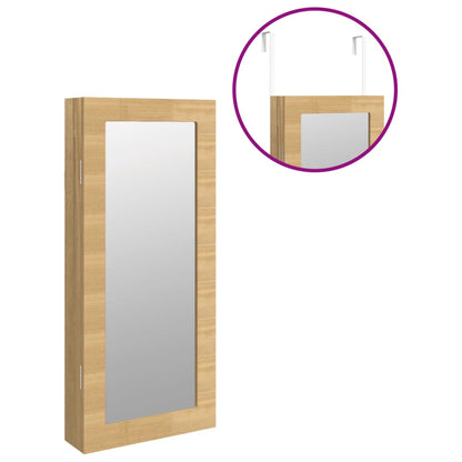 Armoire à Bijoux Murale avec Miroir Style Élégance Moderne