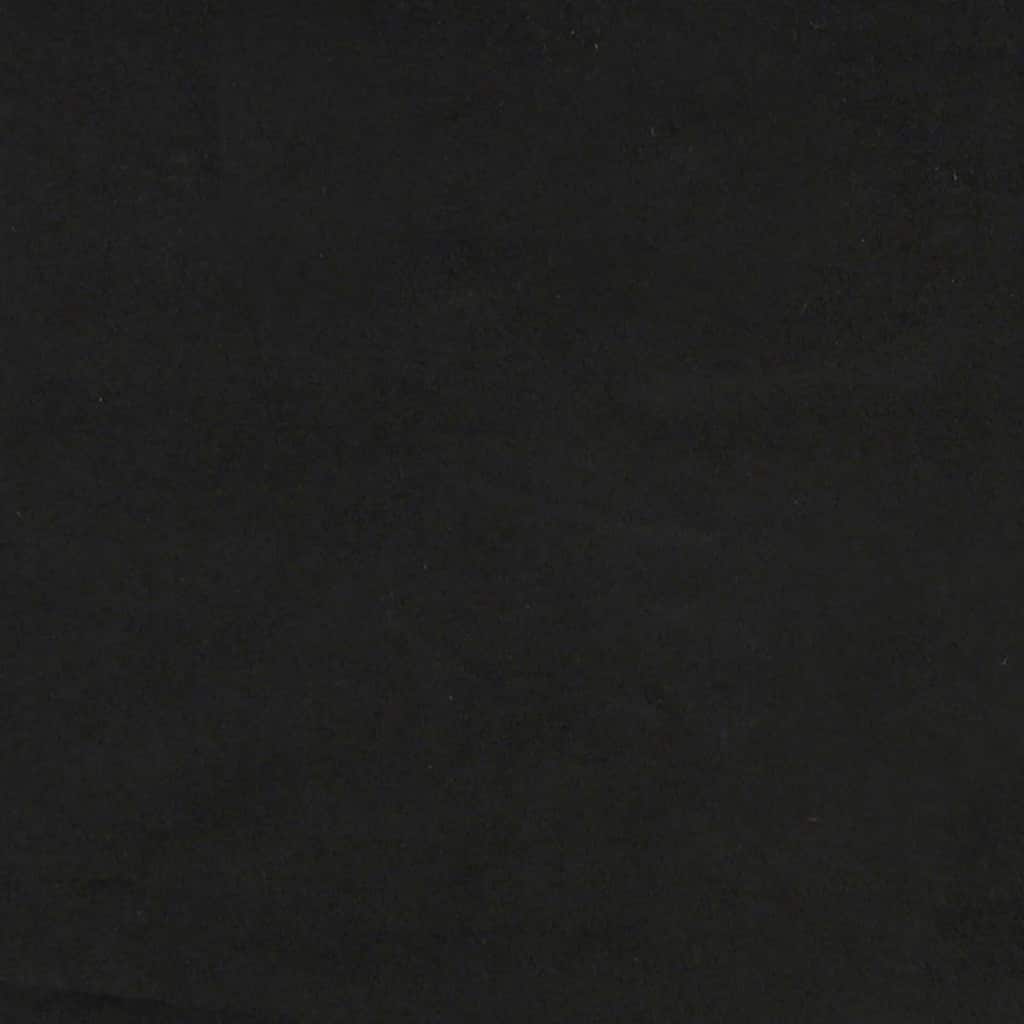 Fauteuil Œuf Velours Noir avec Repose-Pieds Design Lounge